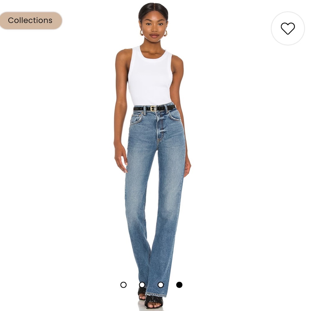 GRLFRND Melanie High Rise Boot Cut in Los Feliz